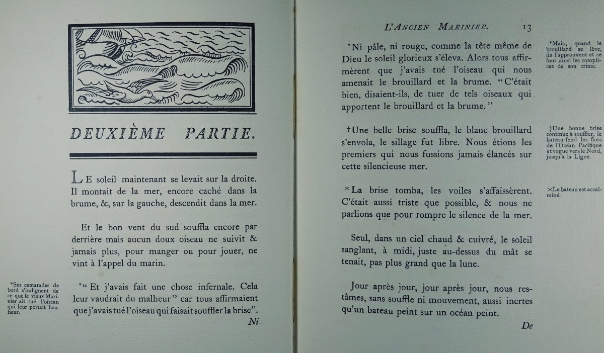 COLERIDGE - Le dit de l'ancien marinier. Émile-Paul Frères, 1920. Illustré par André LHOTE.-photo-2