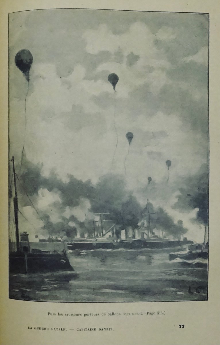 DANRIT (Capitaine) - La Guerre Fatale (France-Angleterre). Flammarion, Vers 1890.-photo-8