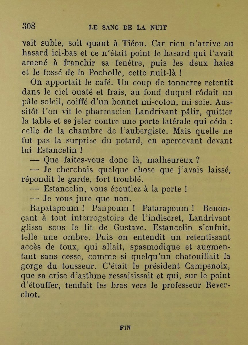 Daudet (leon) - The Blood Of The Night. Flammarion, 1926. Sent By The Author.-photo-5