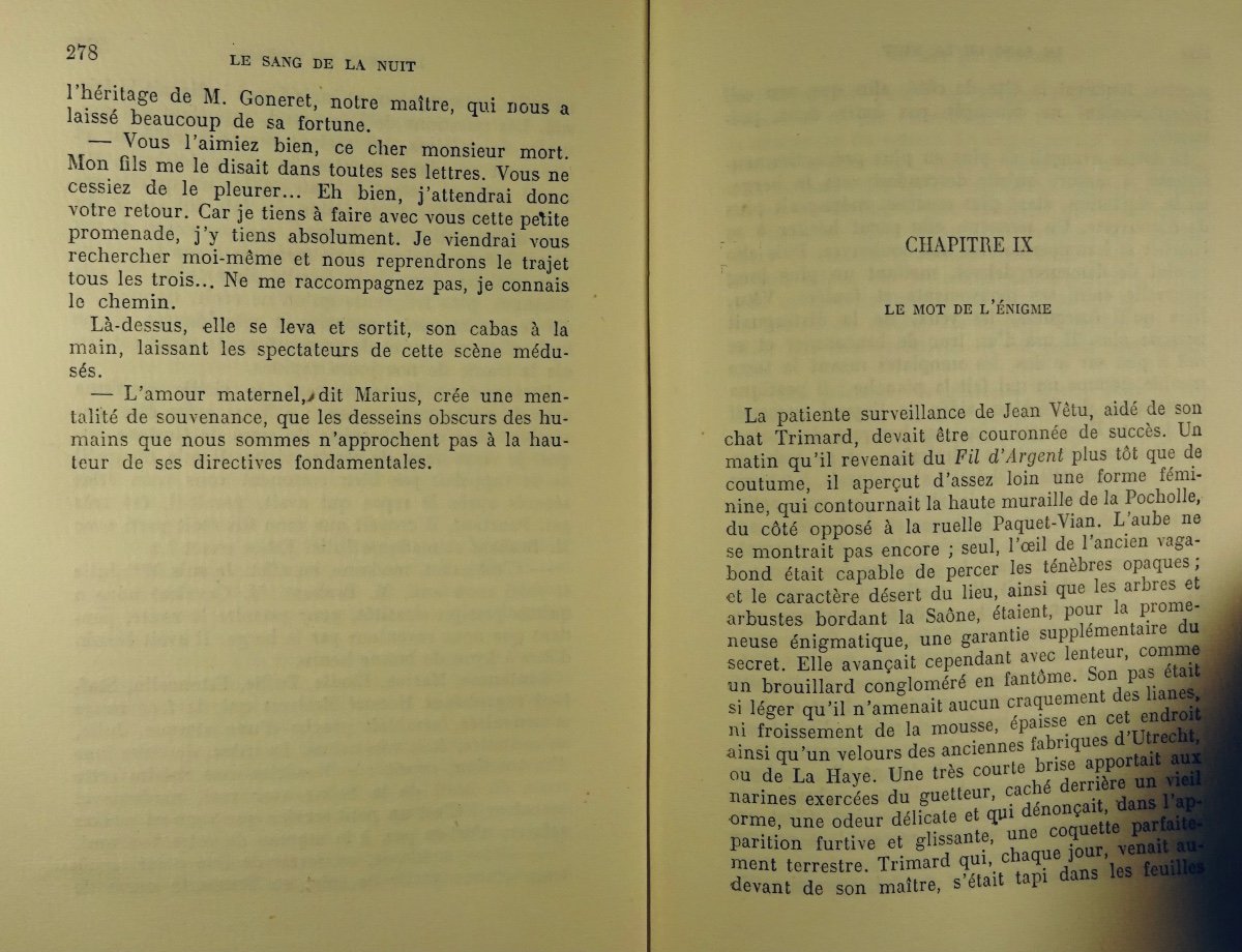 Daudet (leon) - The Blood Of The Night. Flammarion, 1926. Sent By The Author.-photo-6