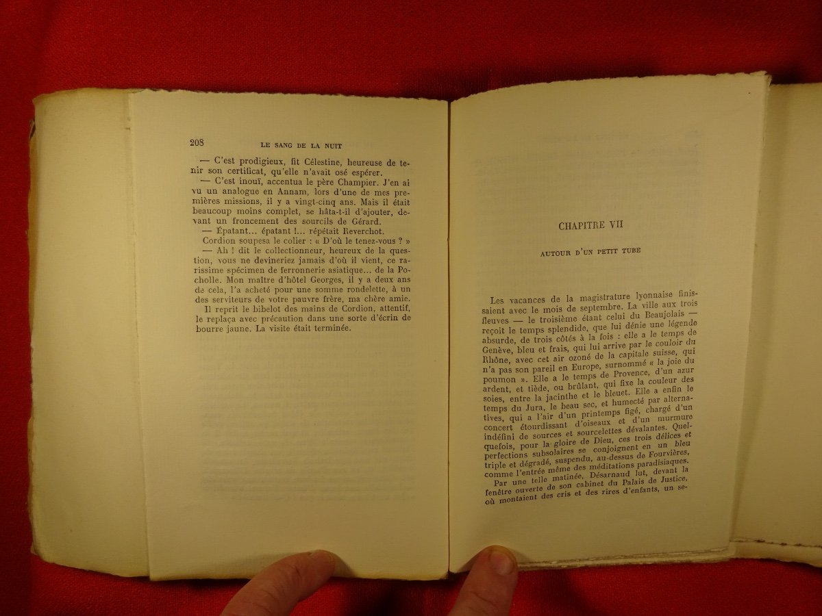 Daudet (leon) - The Blood Of The Night. Flammarion, 1926. Sent By The Author.-photo-8