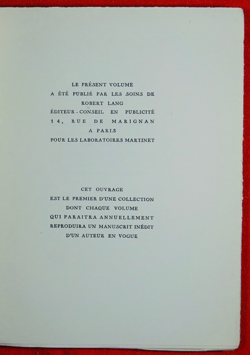 DORGELÈS - Chez les beautés aux dents limées. Laboratoires Martinet, 1930. Édition originale.-photo-3