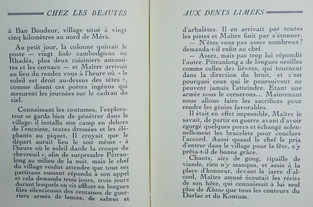 DORGELÈS - Chez les beautés aux dents limées. Laboratoires Martinet, 1930. Édition originale.-photo-7