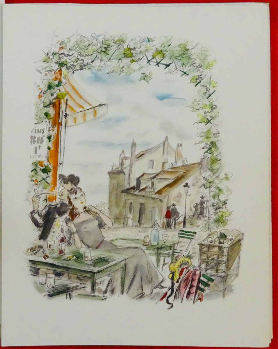 DorgelÈs - Montmartre Walks. Vialetay, 1960. Illustrated By Dignimont.-photo-4