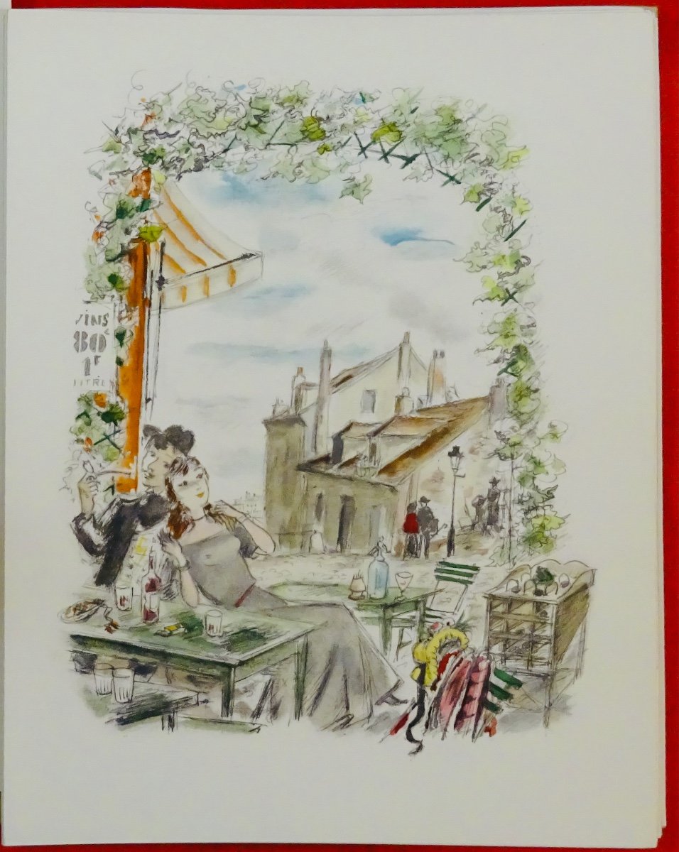 DORGELÈS - Promenades montmartroises. Vialetay, 1960. Illustré par DIGNIMONT.-photo-4