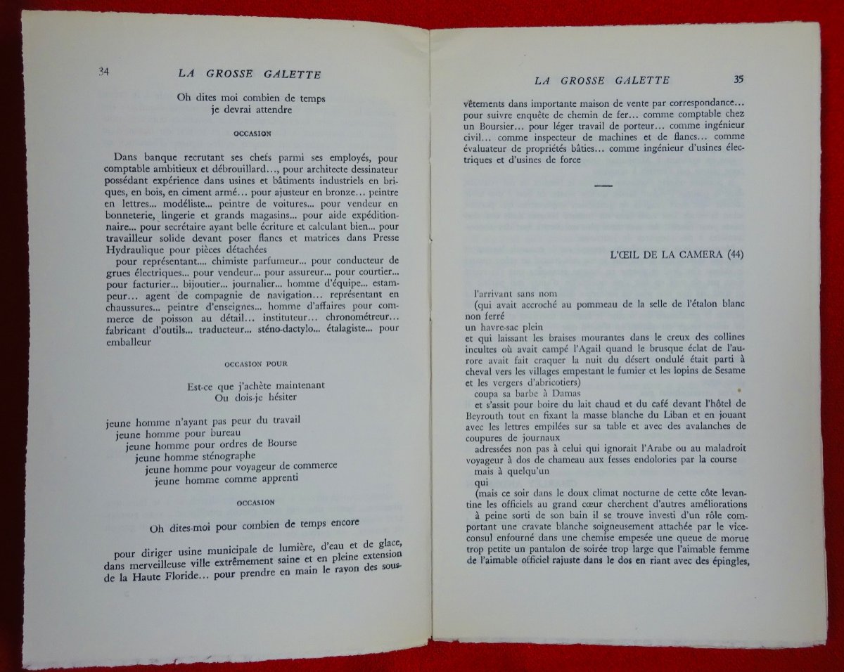 DOS PASSOS - La Grosse galette. Gallimard, 1946. Édition originale.-photo-2
