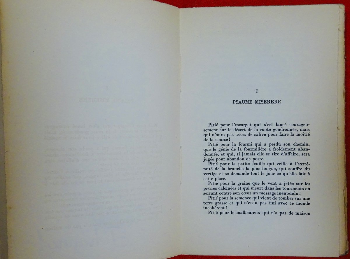 DUHAMEL - Le Bestiaire et l'herbier. Mercure de France, 1948. Édition originale.-photo-1