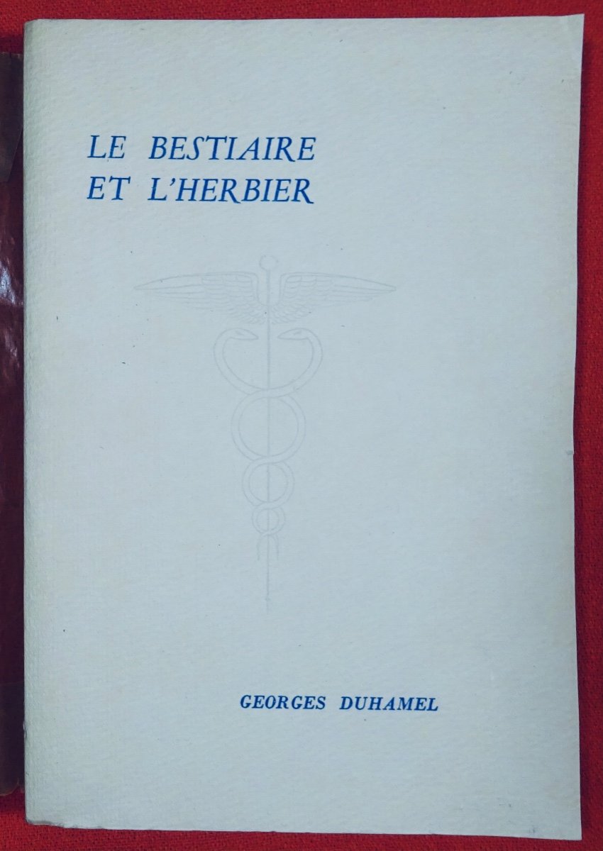 DUHAMEL - Le Bestiaire et l'herbier. Mercure de France, 1948. Édition originale.