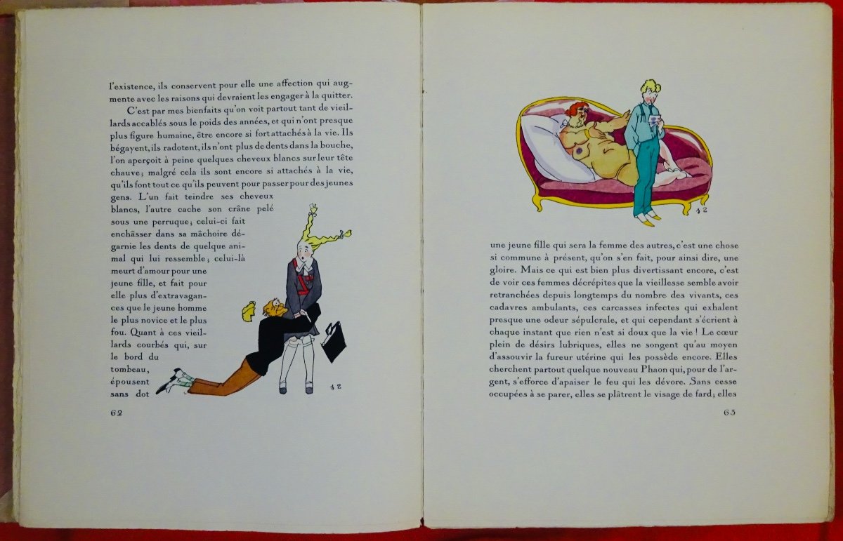 Erasmus - In Praise Of Madness. René Kieffer, 1926. With Illustrations By J. Touchet.-photo-2