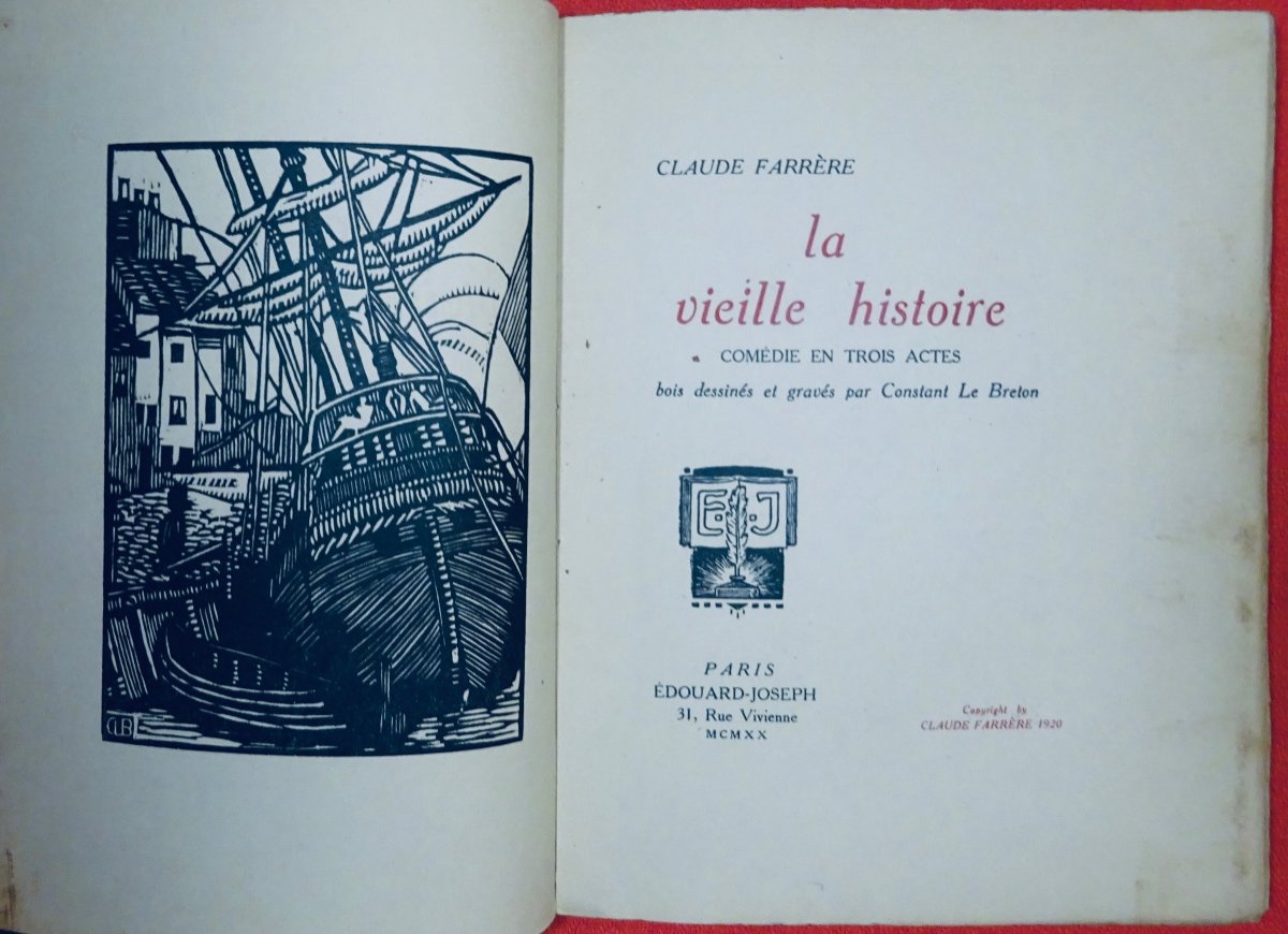 FarrÈre - The Old Story. Edouard-joseph, 1920. Illustrated By Constant Le Breton.
