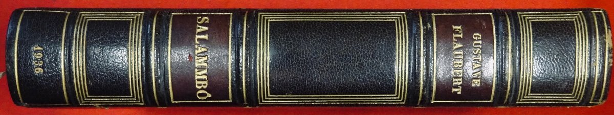 Flaubert - Salammbo. Louis Conard, 1921. Binding Signed Iseux.-photo-4