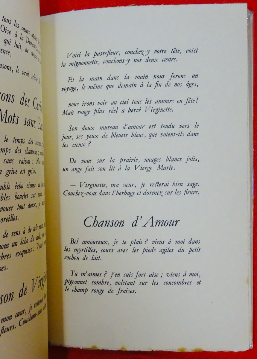 Fort - Flight Of Black Birds. In Cherry Time. Armand Jules Klein, Sent By The Author.-photo-7