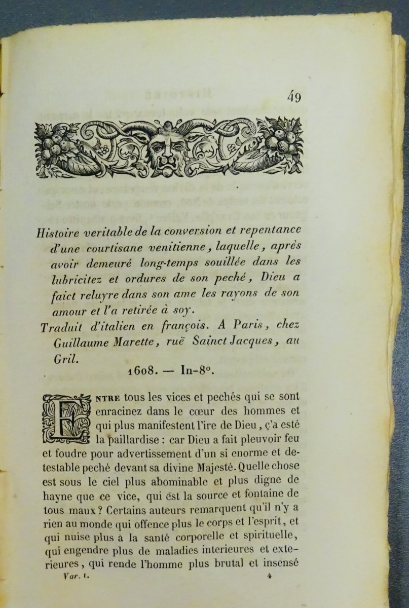 Fournier (Édouard) - Historical And Literary Varieties. Janet, 1855.-photo-5