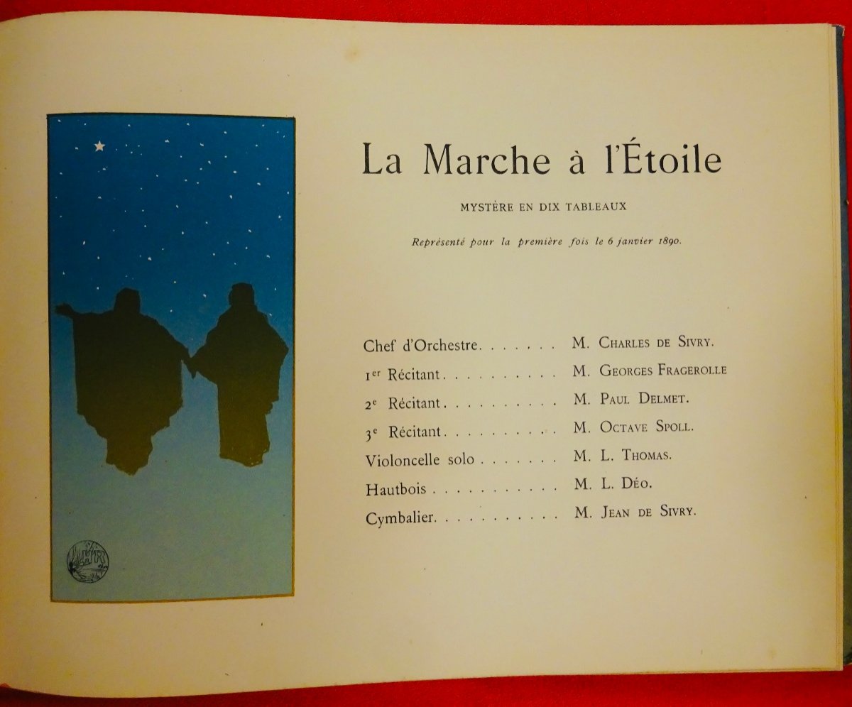 FRAGEROLLE - La Marche à l'étoile. Vers 1900, Illustrations De Henri RiviÉre.-photo-3