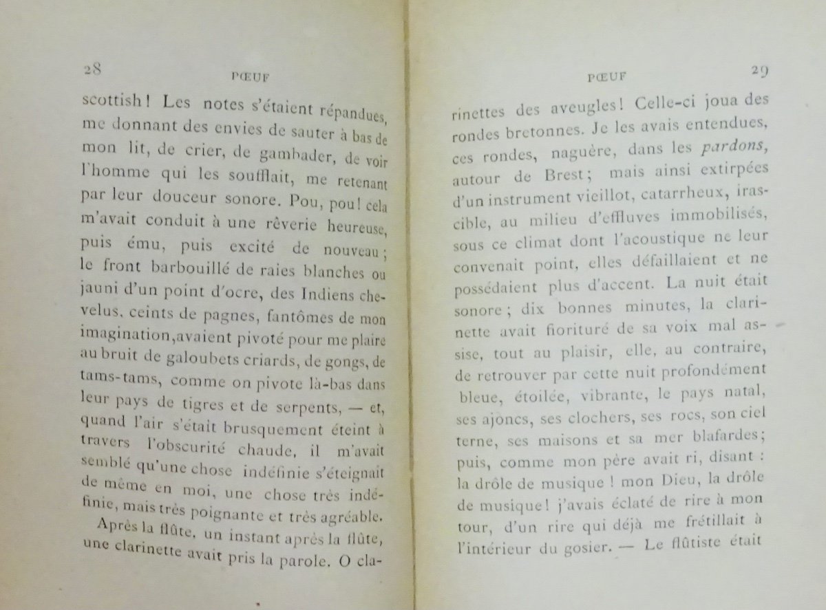 Hennique (léon) - Poeuf. Paris, Braid & Stock, 1887.-photo-7