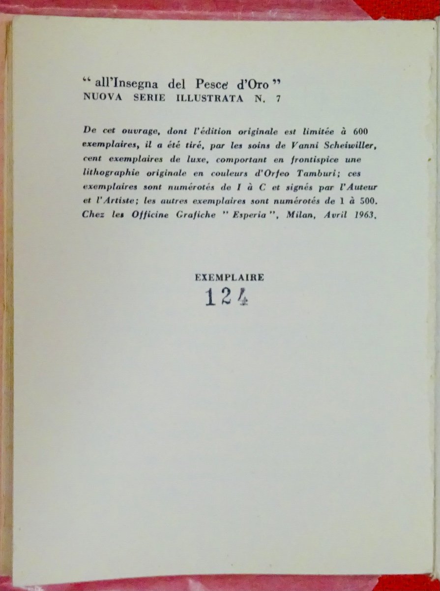 HUGNET - Variations Sur Les Mêmes Mots. Galerie De Marignan, 1963. Illustré Par Tamburi.-photo-3