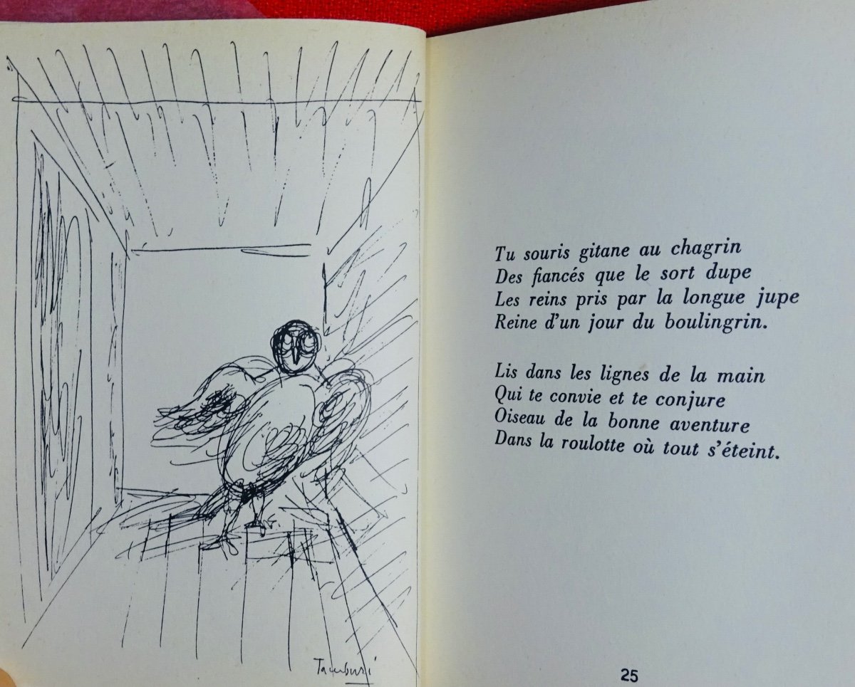 HUGNET - Variations Sur Les Mêmes Mots. Galerie De Marignan, 1963. Illustré Par Tamburi.-photo-8