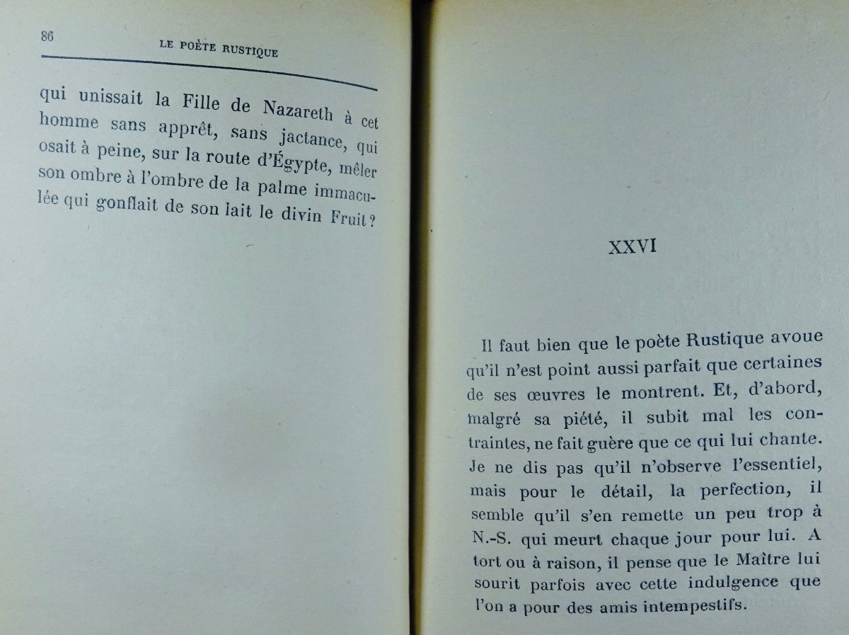 JAMMES (Francis) - Le Poète Rustique. Paris, Mercure De France, 1920. Envoi De l'Auteur.-photo-6