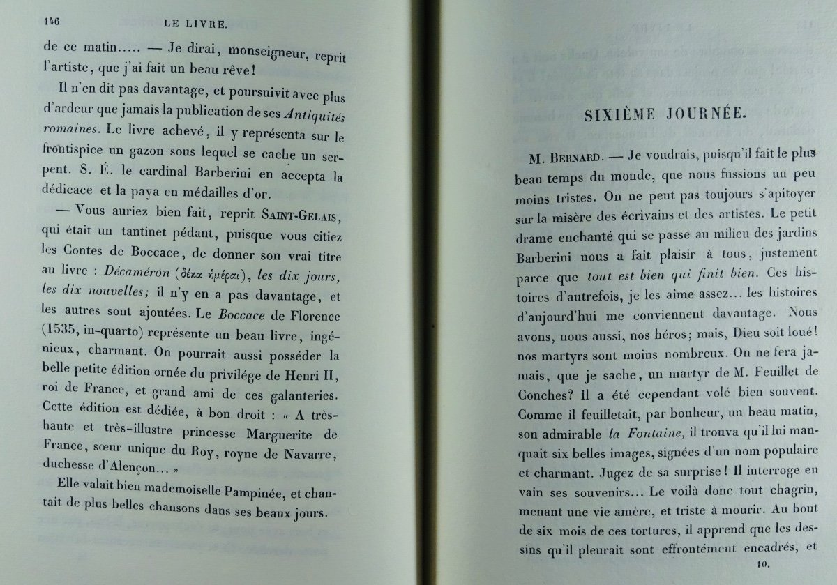 Janin (jules) - The Book. Paris, Henri Plon, 1870. Original Edition.-photo-6