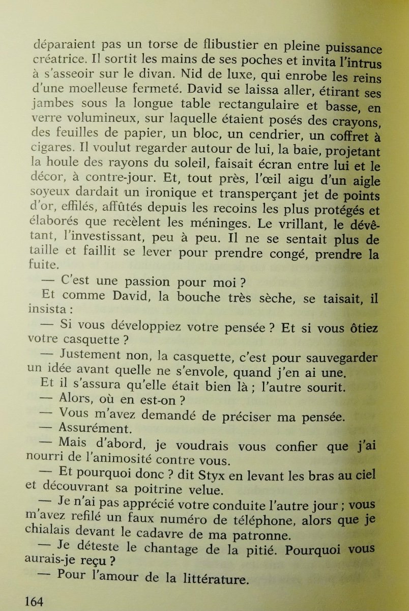 KOSTER (Serge) - Les Langues de terre. Flammarion, 1980. Envoi de l'auteur.-photo-2