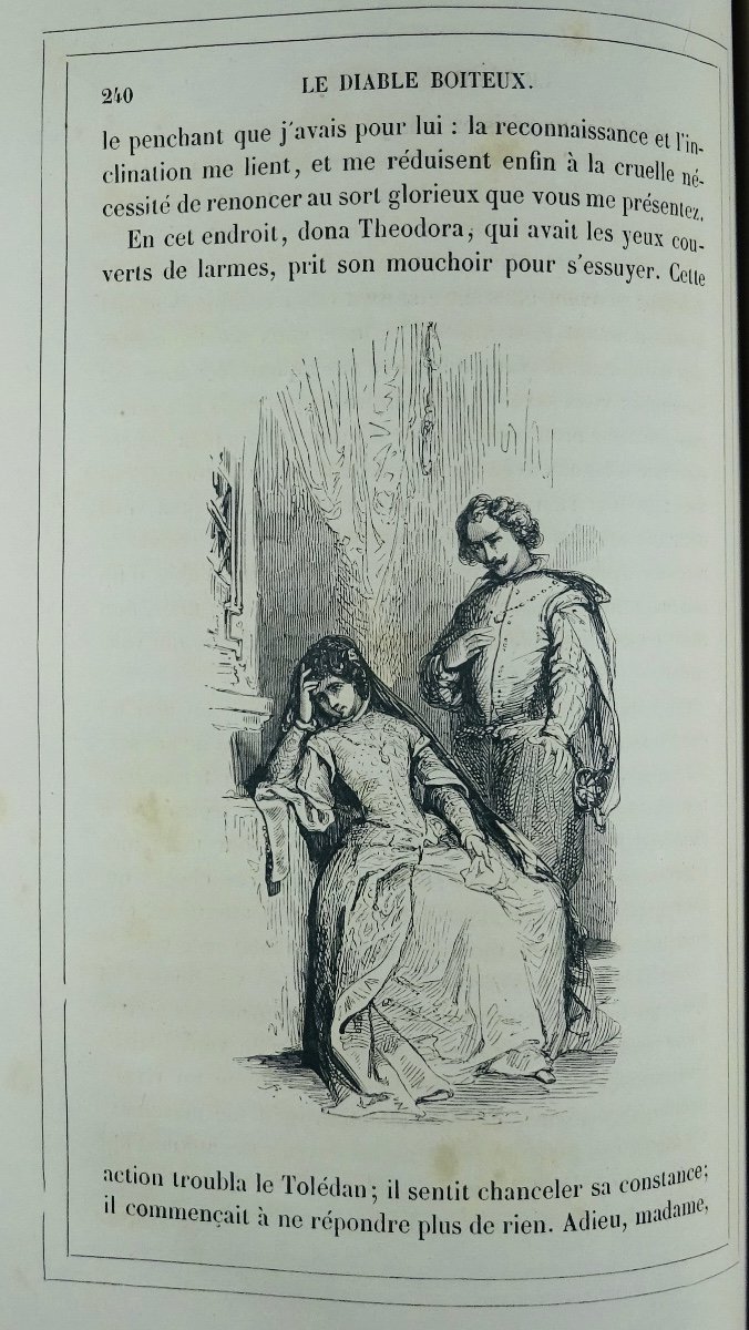 Proantic: LE SAGE - Le Diable boiteux. Bourdin, 1840. Illustrations de