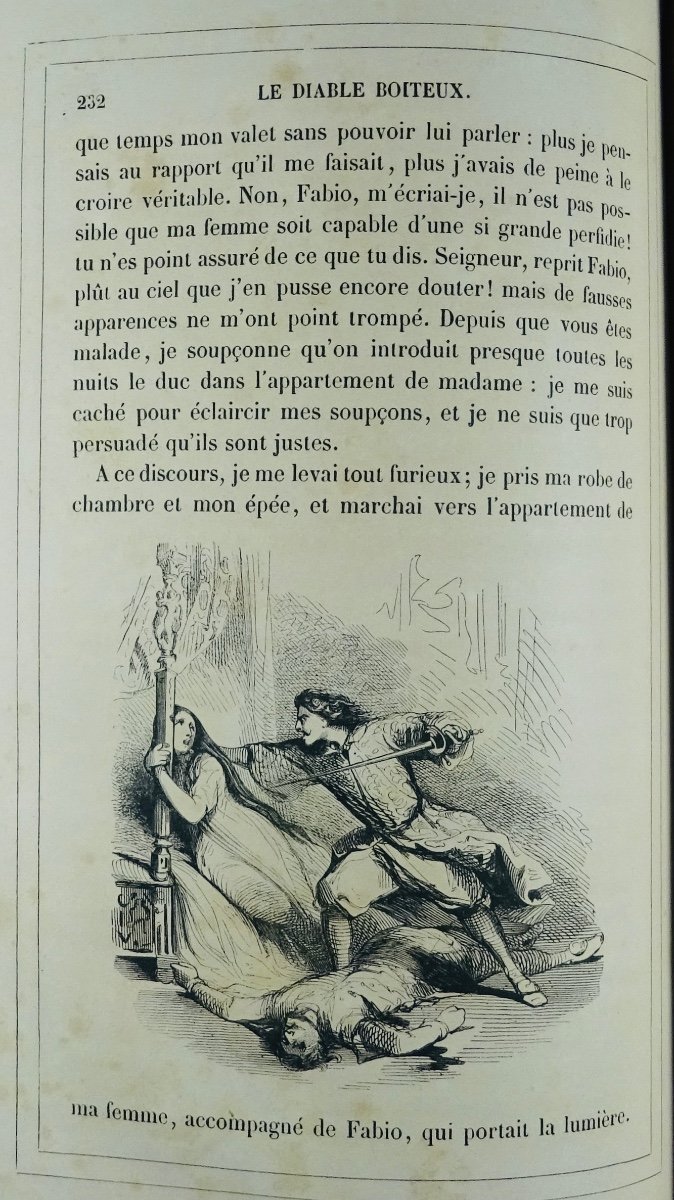 Le Sage - The Lame Devil. Bourdin, 1840. Illustrations By Tony Johannot.-photo-4