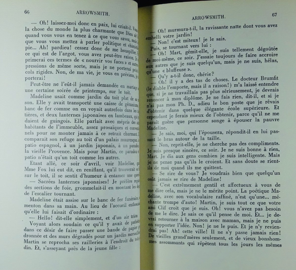 LEWIS (Sinclair) - Arrowsmith. Paris, Firmin-Didot & cie, 1931. Édition originale.-photo-7