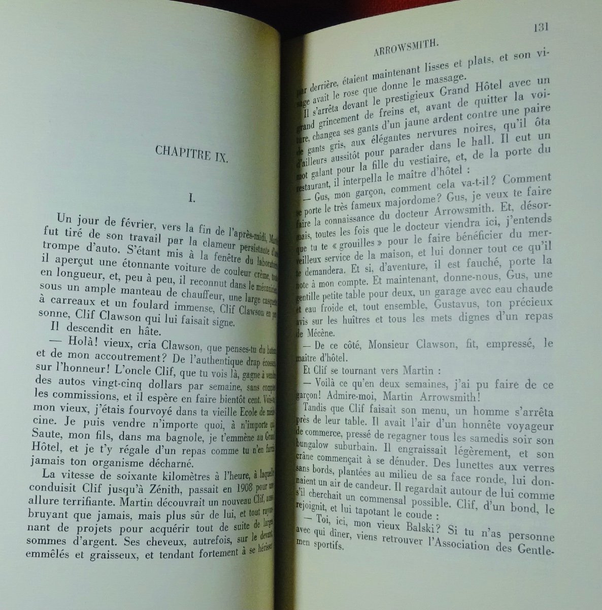 LEWIS (Sinclair) - Arrowsmith. Paris, Firmin-Didot & cie, 1931. Édition originale.-photo-8