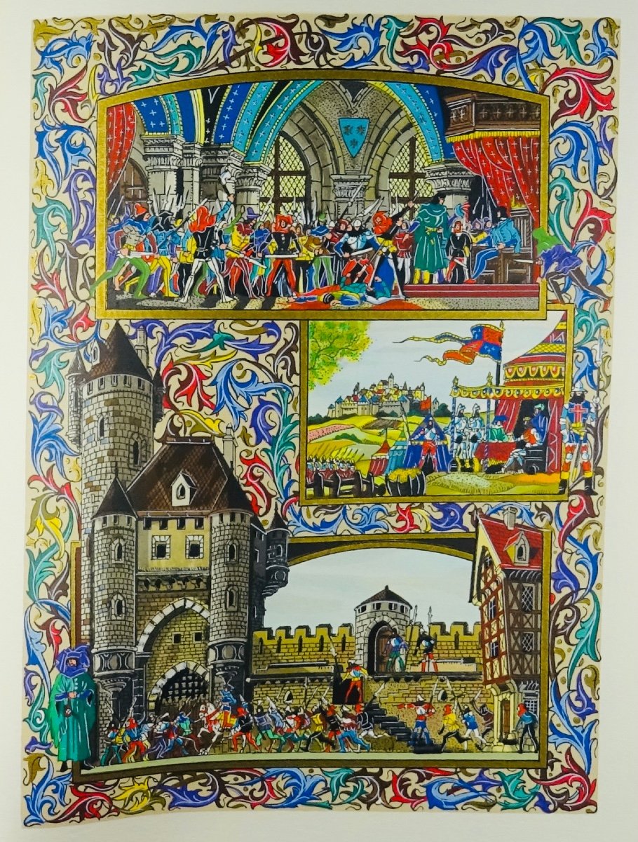 Luce - France During The Hundred Years War. Arts And Colors, 1968. Illustrated By Gradassi.-photo-3