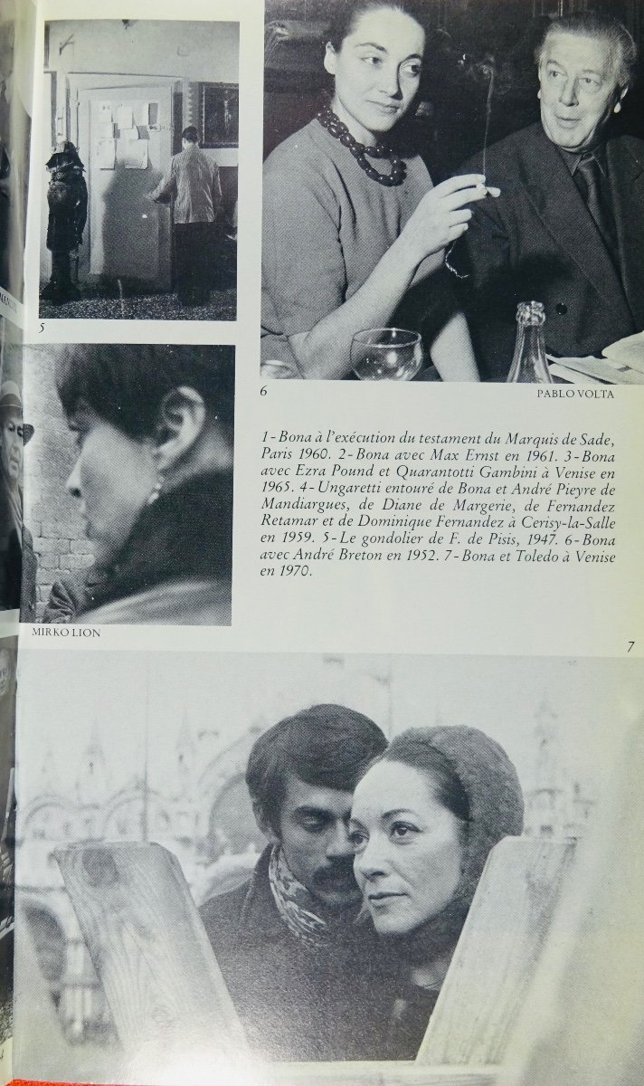 Mandiargues (bona De), Vircondelet (alain) - Bonaventure. Stock, 1976. Sent By The Author.-photo-2