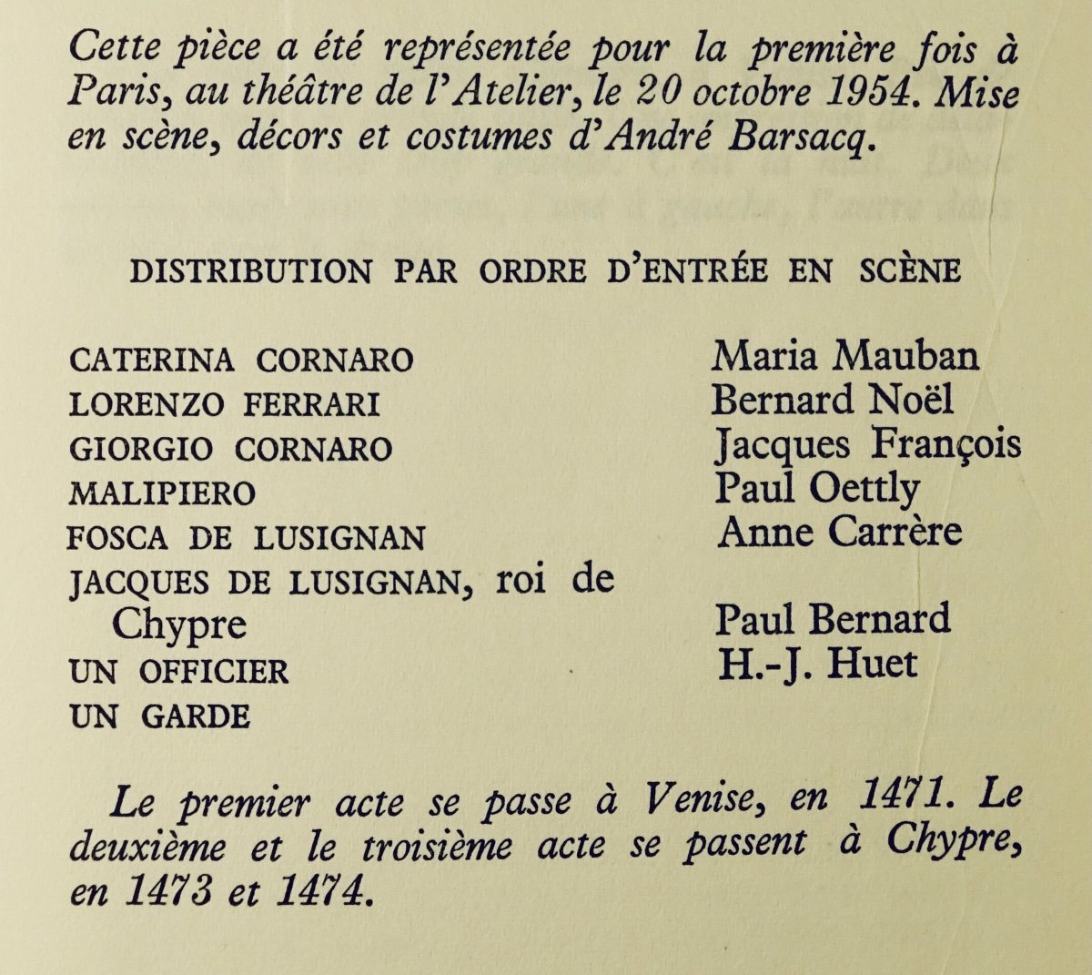 MARCEAU (Félicien) - Théâtre. Volume 1 et 2. Gallimard, 1964. Édition originale numérotée.-photo-2