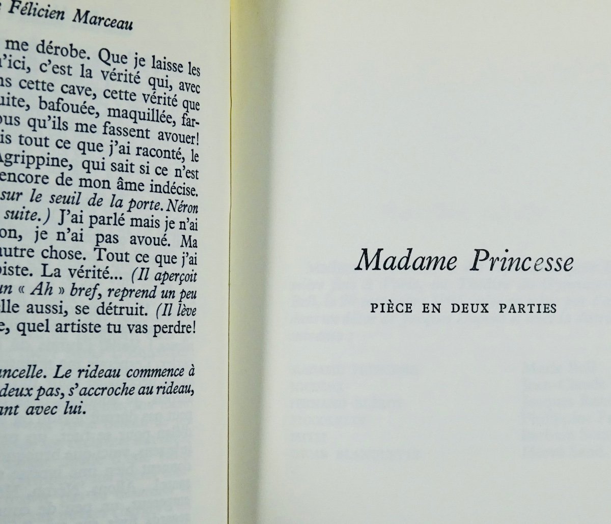 MARCEAU (Félicien) - Théâtre. Volume 1 et 2. Gallimard, 1964. Édition originale numérotée.-photo-7