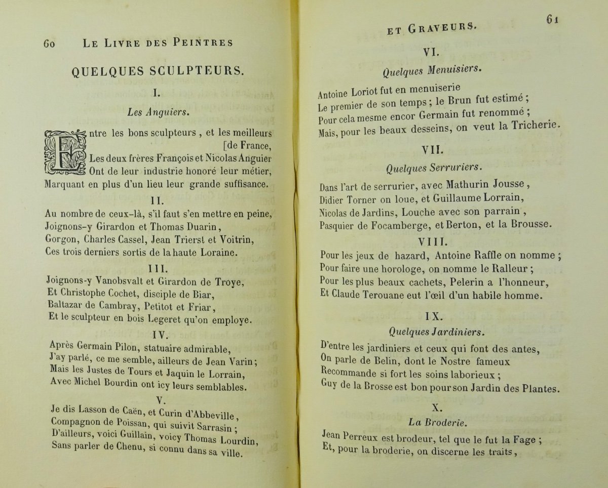 MAROLLES et VILLELOIN - Le Livre des peintres et graveurs. Chez P. Jannet, 1855.-photo-5