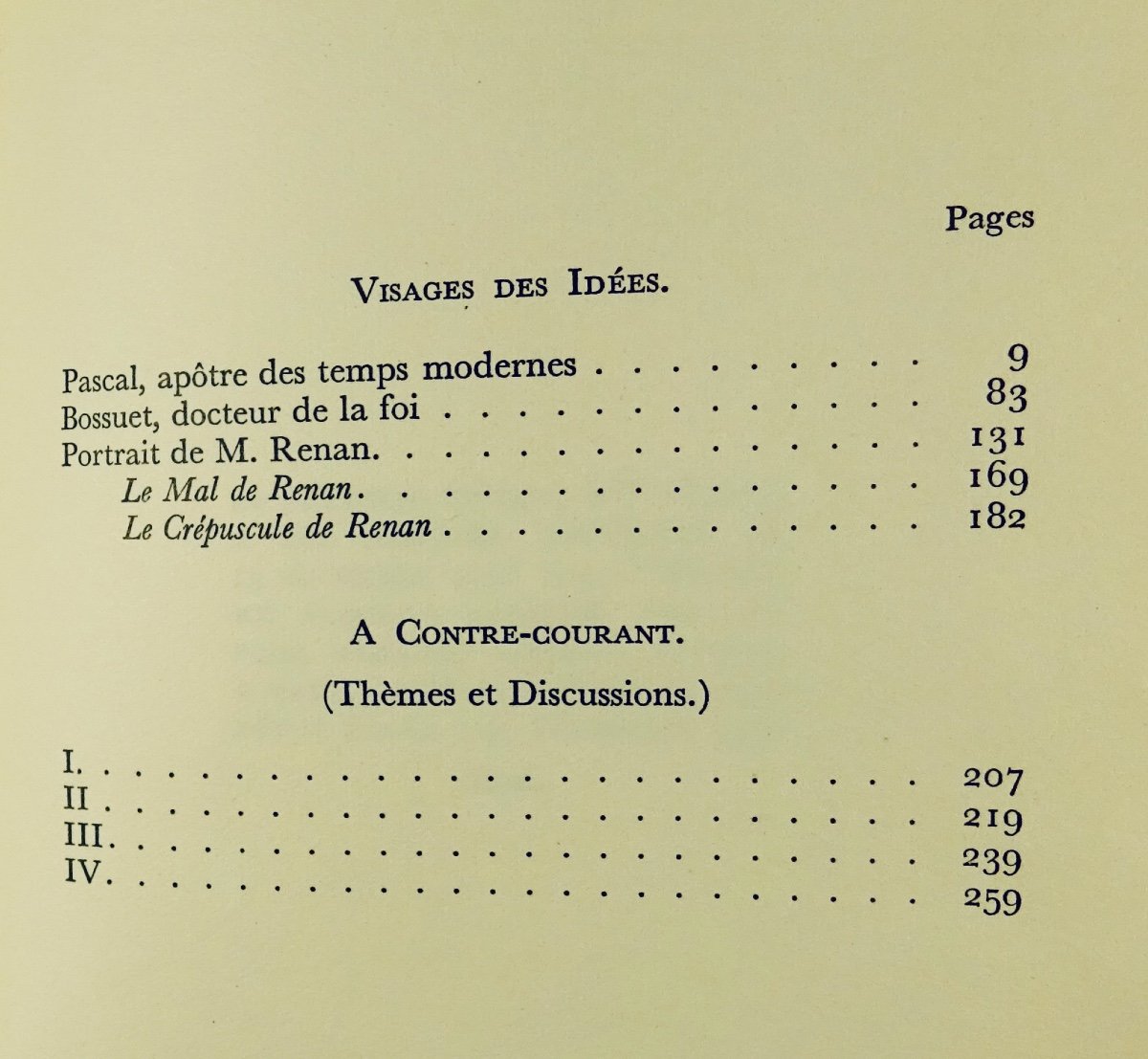 MASSIS - Visages des idées. Thèmes et discussions. Grasset, 1958. Éditions originale.-photo-1