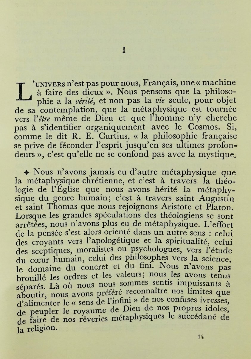 MASSIS - Visages des idées. Thèmes et discussions. Grasset, 1958. Éditions originale.-photo-5