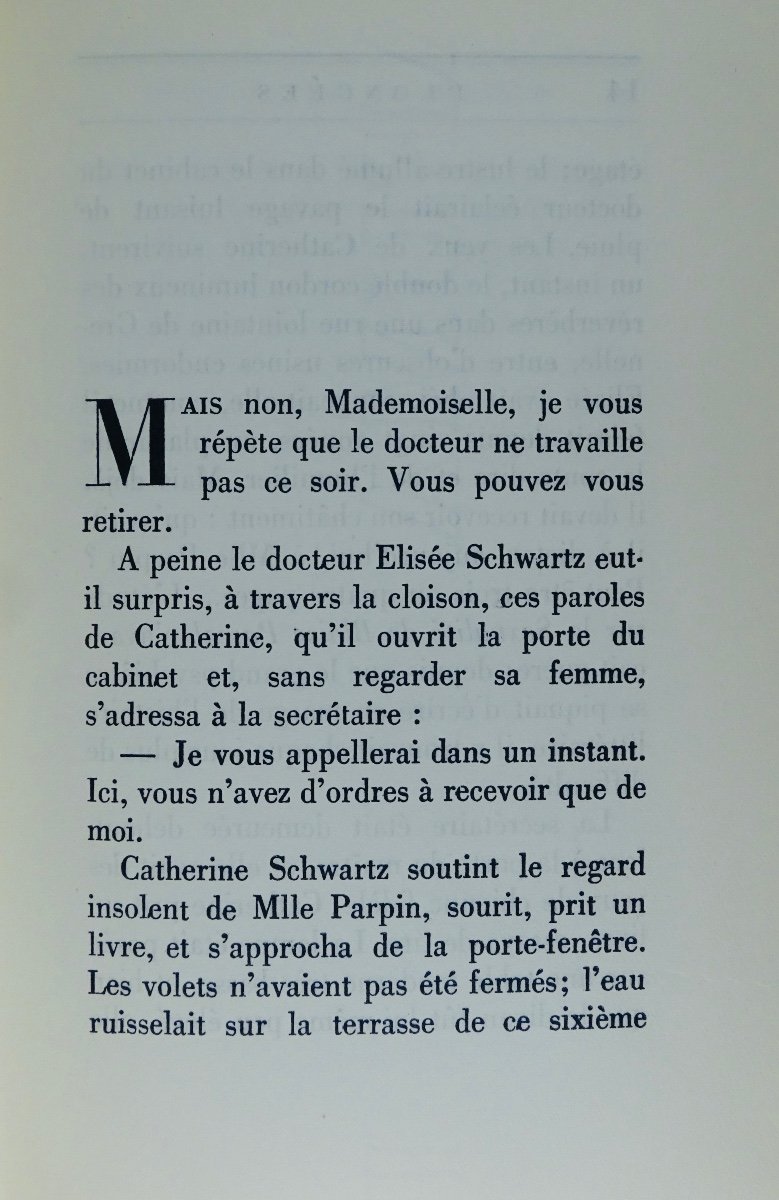 MAURIAC (François) - Plongées. Grasset, 1938. Exemplaire sur vélin pur fil.-photo-1