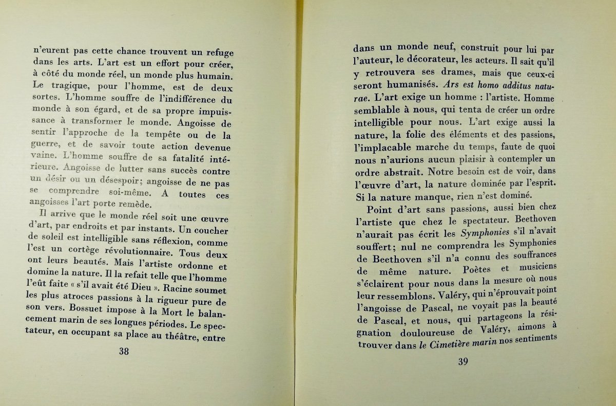 Maurois (andré) - What I Believe. Paris, Grasset, 1951. First Edition.-photo-6