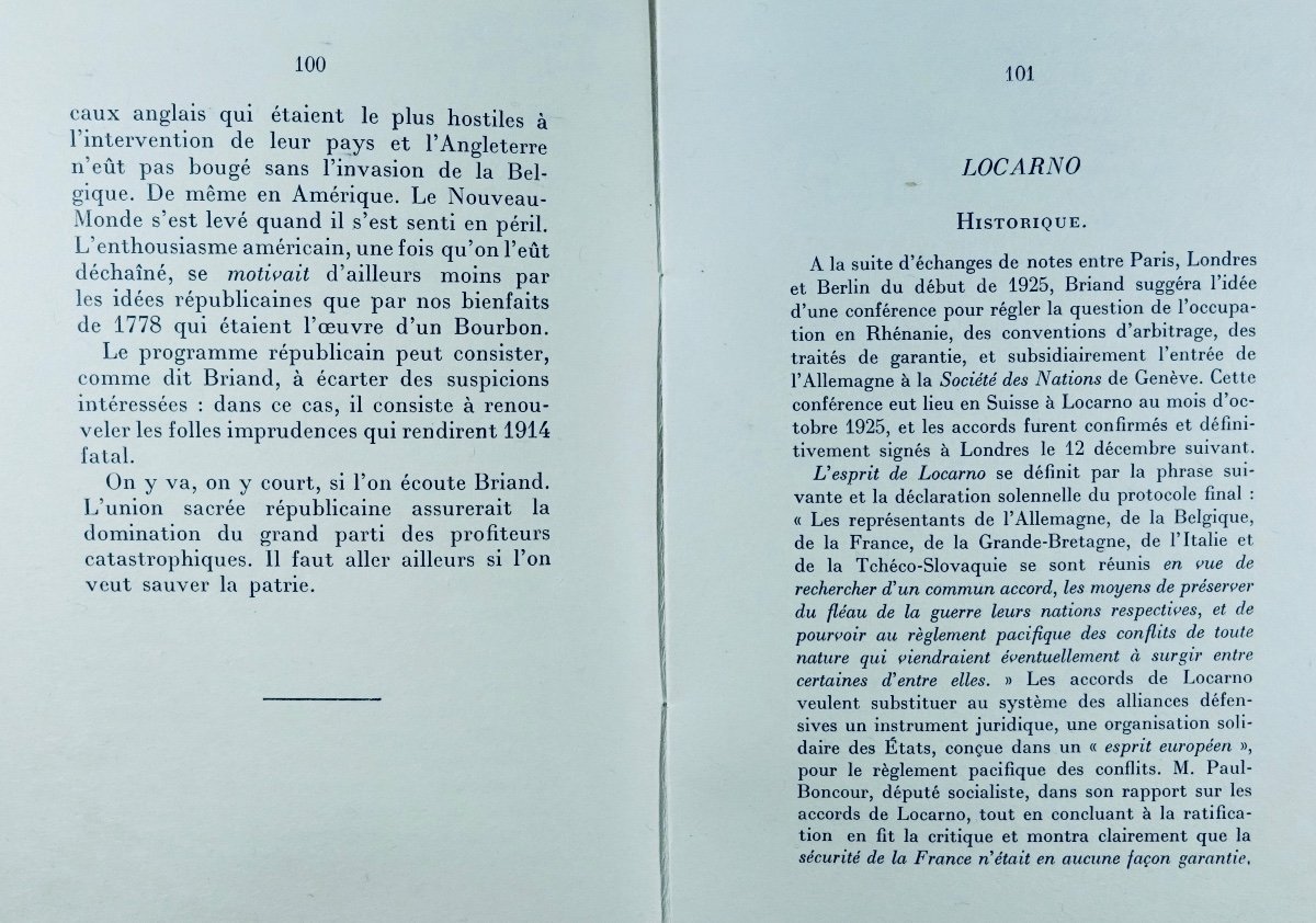 MAURRAS - Casier judiciaire d'Aristide Briand. Editions du Capitole, 1931. Exemplaire sur Japon-photo-6