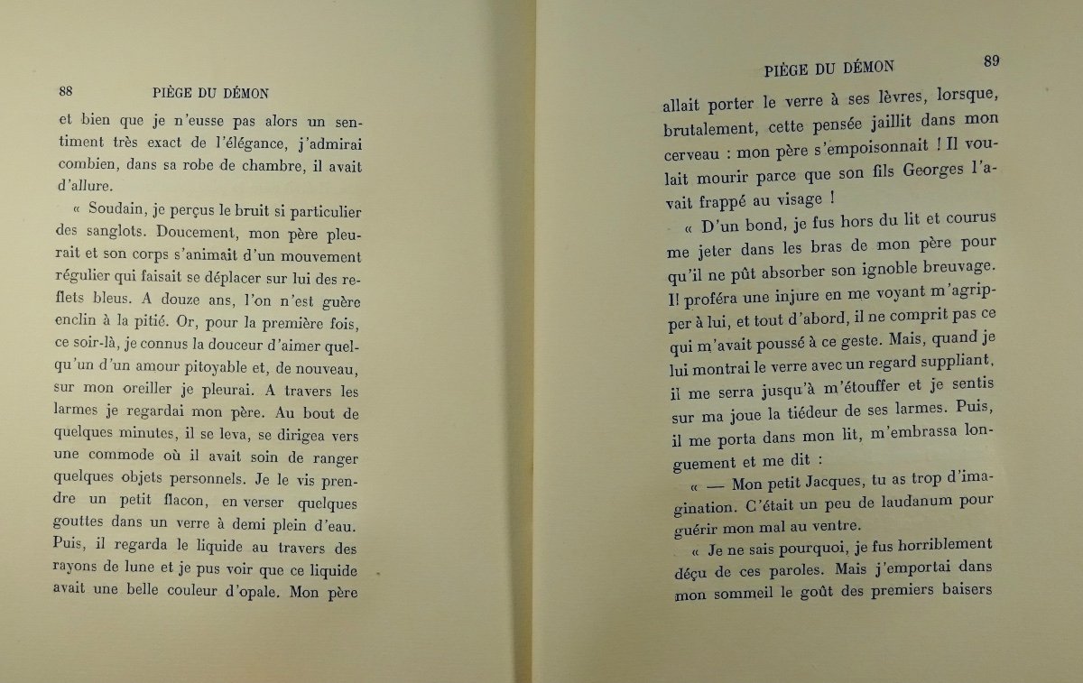 MAZELINE (Guy) - Piège du démon. Paris, Gallimard, 1927. Édition originale.-photo-4