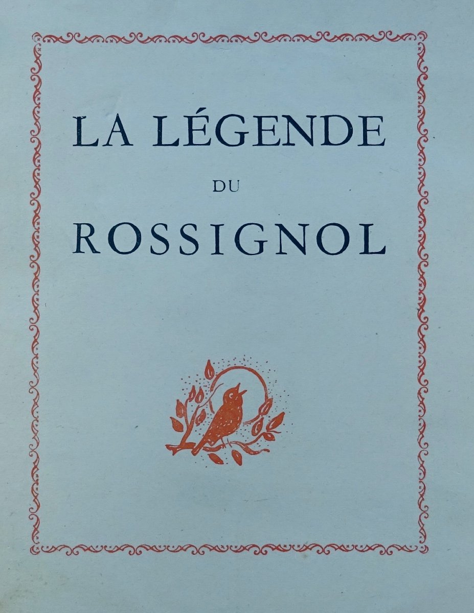 MICHEL - La Légende du rossignol. Paris, Les Heures Claires, 1946. Illustré par TOUCHET.