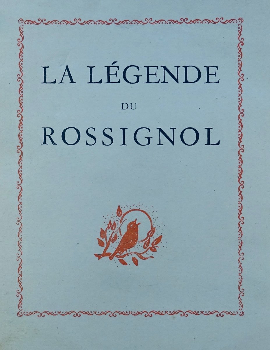 Michel - The Legend Of The Nightingale. Paris, Les Heures Claires, 1946. Illustrated By Touchet.