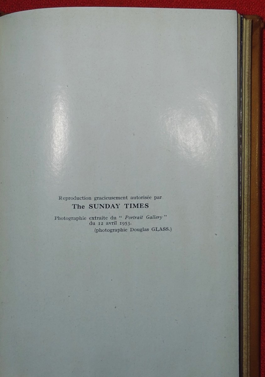 Pange (victor De) - Graham Greene. Editions Universitaires, 1955. Mosaic Binding.-photo-6