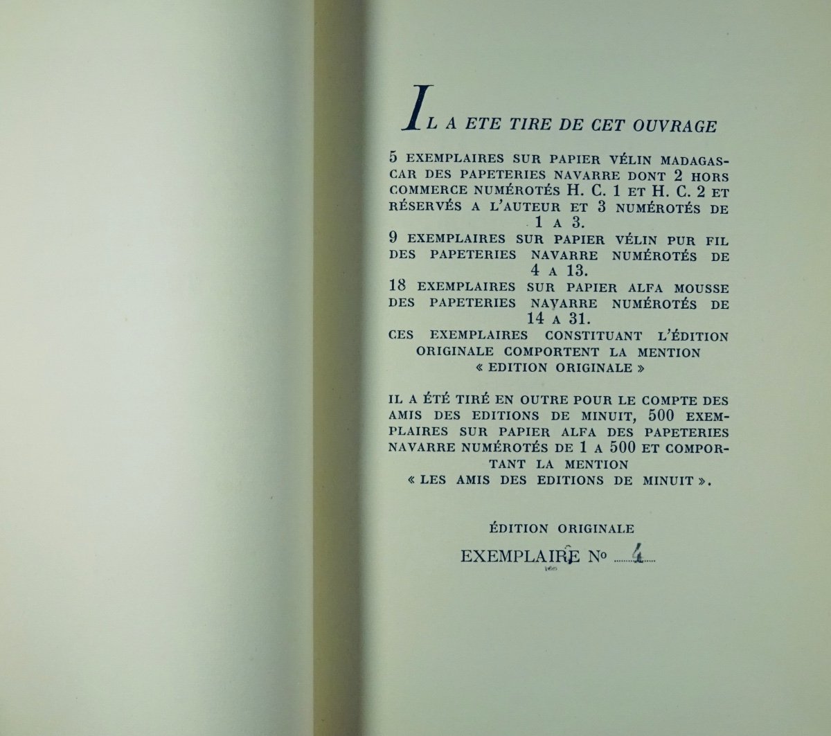 PAULHAN (Jean) - Petite préface à toute critique. Éditions de Minuit, 1951. Édition originale.-photo-3