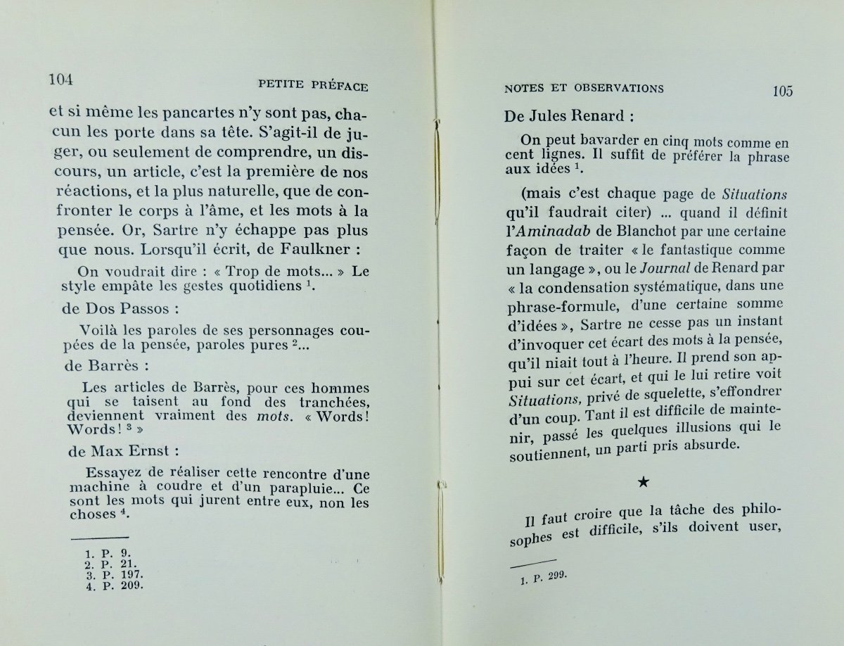 PAULHAN (Jean) - Petite préface à toute critique. Éditions de Minuit, 1951. Édition originale.-photo-7