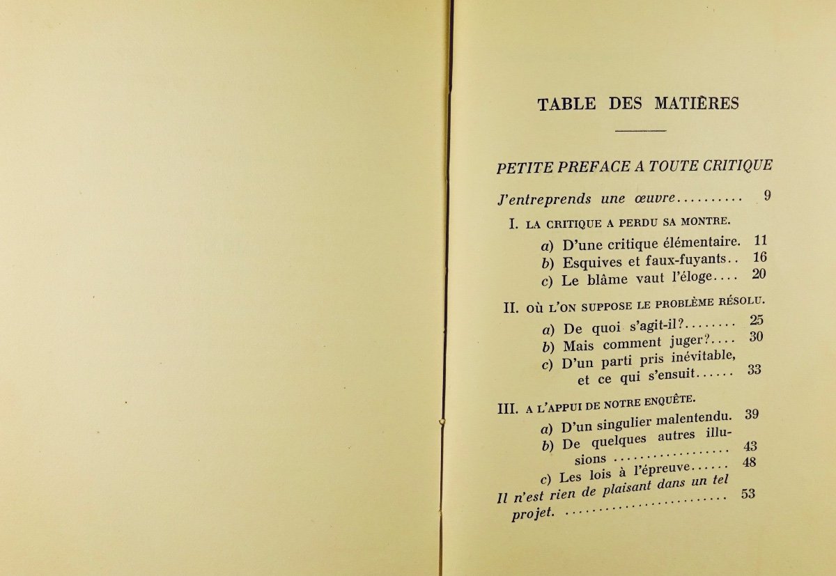 PAULHAN (Jean) - Petite préface à toute critique. Éditions de Minuit, 1951. Édition originale.-photo-8