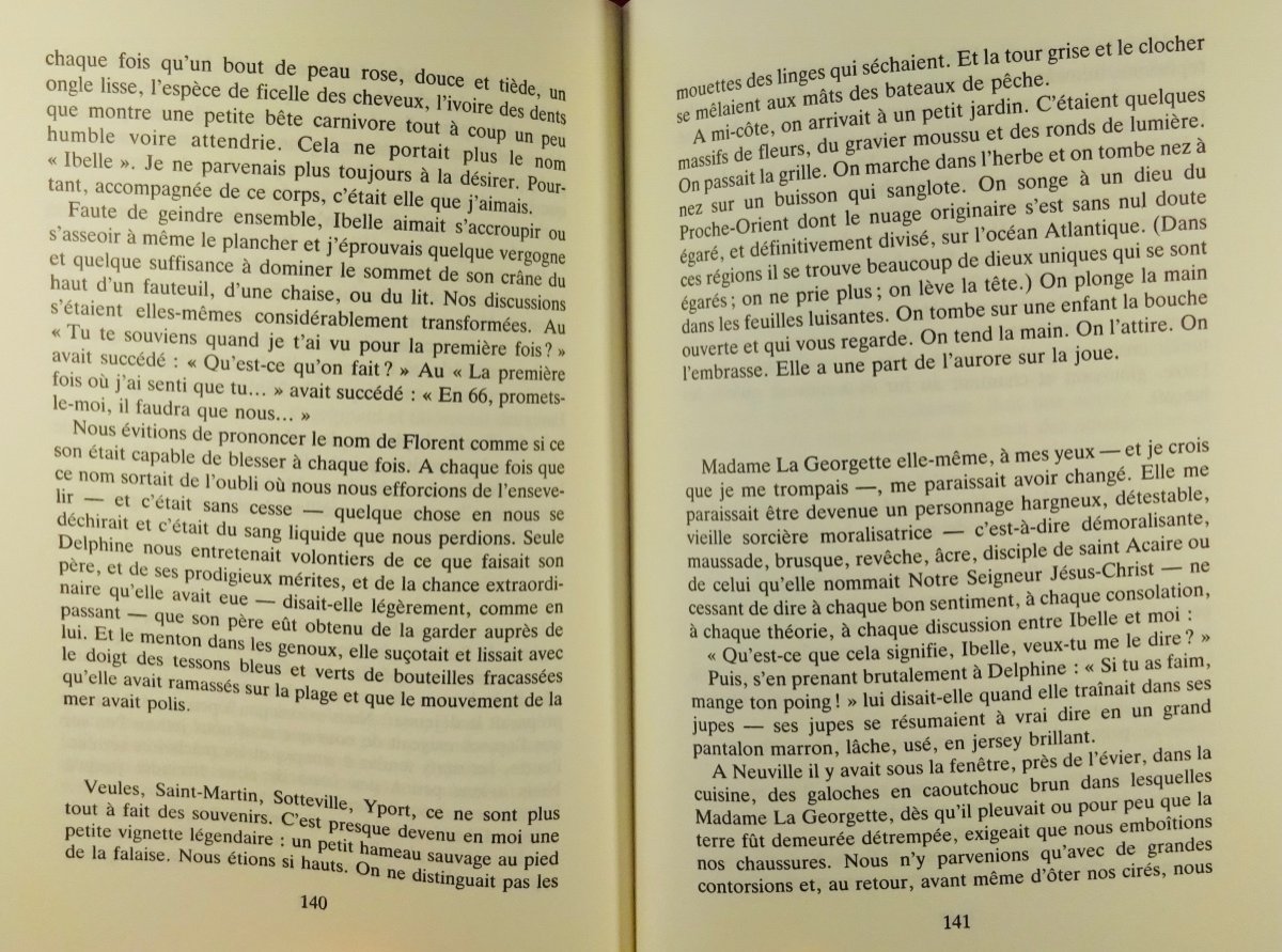 Quignard (pascal) - The Salon Du Württemberg. Gallimard, 1986. Pre-original Edition.-photo-2