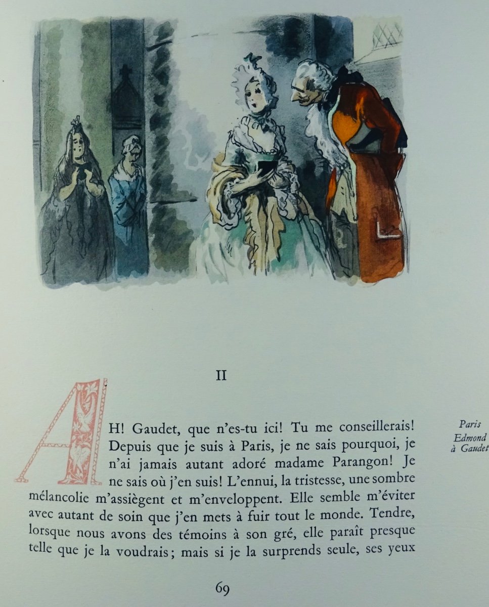 RÉGNIER (Henri de) - La Double maîtresse. Paris, L. Carteret, 1939. Illustré par MARLIAVE.-photo-5