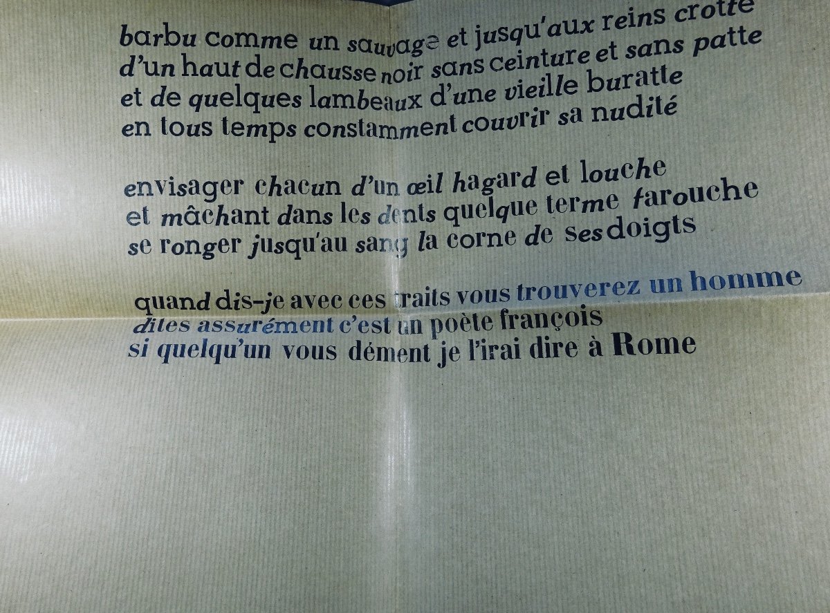 Revue Dire - European Poetry Review N° 28. Typography By Jean Vodaine, 1979.-photo-4