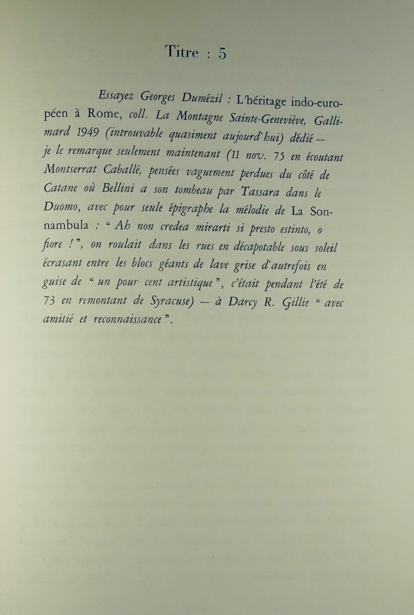 ROCHE - Théorie cure aiguë rien à faire (9 et 11 novembre 1975). Génération plus, 1973.-photo-4