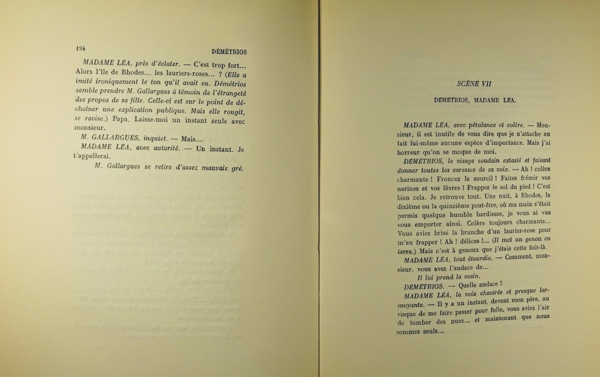 ROMAINS (Jules) - Le Dictateur. Démétrios. Gallimard, 1926. Édition originale.-photo-8